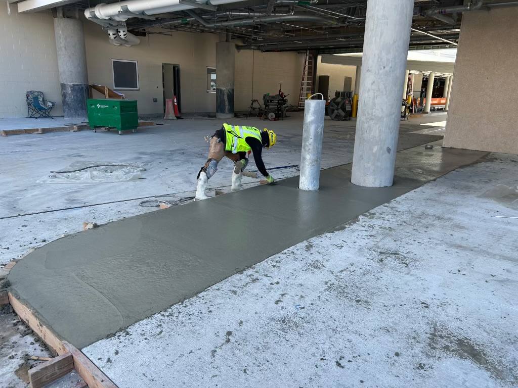 Airport concrete project