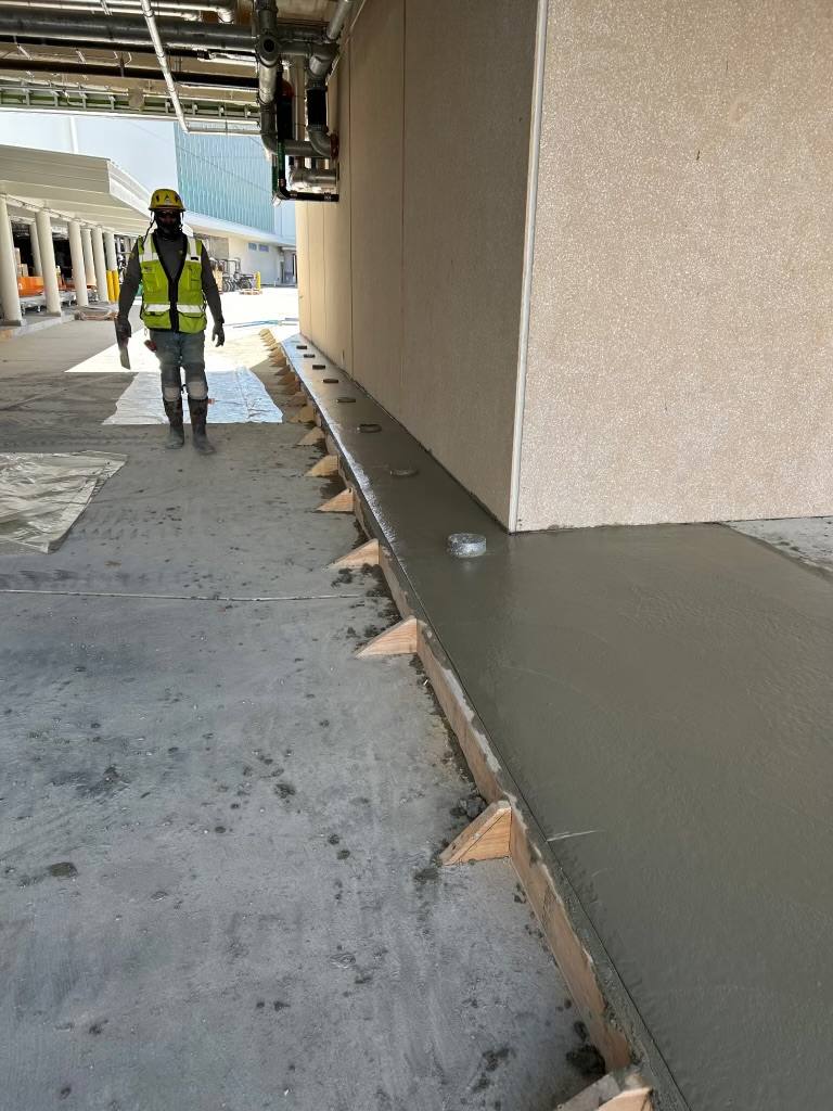 Concrete finishing
